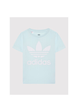 adidas Тишърт Trefoil HS8863 Син Regular Fit - Pepit.bg