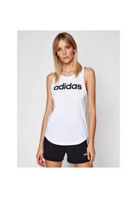 adidas Топ Essentials Linear DP2360 Бял Regular Fit - Pepit.bg