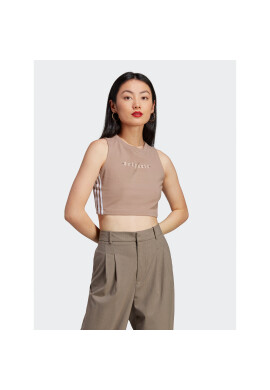 adidas топ Tank Top IQ3404 Кафяв - Pepit.bg