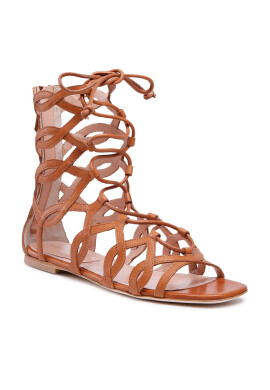 Alberta Ferretti Сандали 22152A6339 8002 Кафяв - Pepit.bg