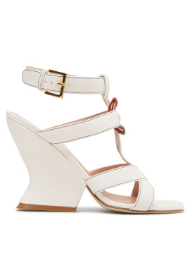 Alberta Ferretti Сандали 23151A6306 8003 Бял - Pepit.bg