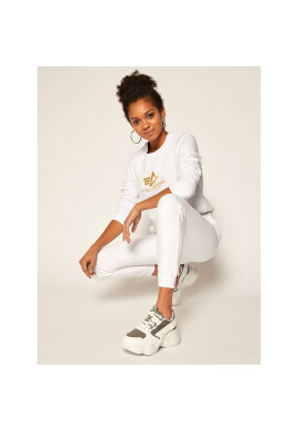 Alpha Industries Долнище анцуг Basic 128056 Бял Regular Fit - Pepit.bg
