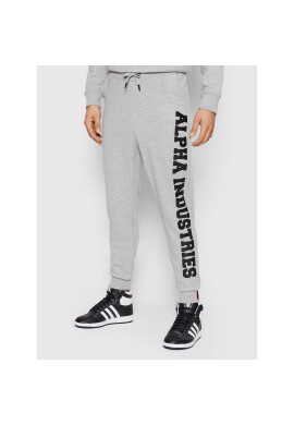 Alpha Industries Долнище анцуг Big Letters 126343 Сив Regular Fit - Pepit.bg