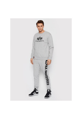 Alpha Industries Долнище анцуг Big Letters 126343 Сив Regular Fit - Pepit.bg