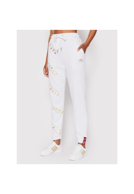 Alpha Industries Долнище анцуг Foil 106050FP Бял Regular Fit - Pepit.bg