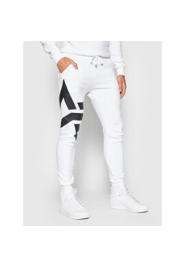 Alpha Industries Долнище анцуг Side Logo 118362 Бял Slim Fit - Pepit.bg