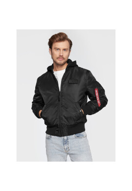 Alpha Industries Яке бомбър Back Print 128113 Черен Regular Fit - Pepit.bg