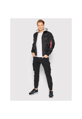 Alpha Industries Яке бомбър Hood 196108 Черен Regular Fit - Pepit.bg