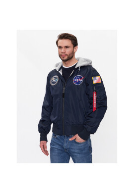 Alpha Industries Яке бомбър MA-1 Zip Hood Apollo 136106 Син Regular Fit - Pepit.bg