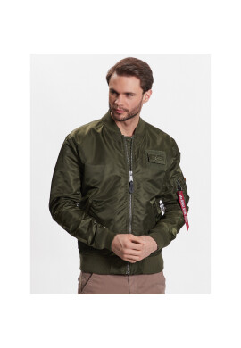Alpha Industries Яке бомбър MA-1 196107 Зелен Regular Fit - Pepit.bg
