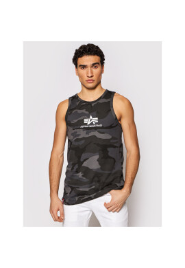 Alpha Industries Мъжки топ Basci Camo 126566C Сив Regular Fit - Pepit.bg