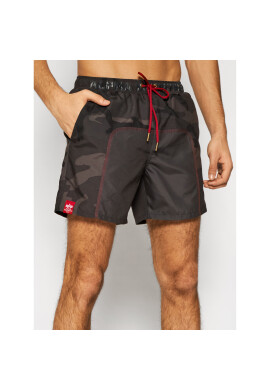 Alpha Industries Плувни шорти Camo 196932 Сив Regular Fit - Pepit.bg