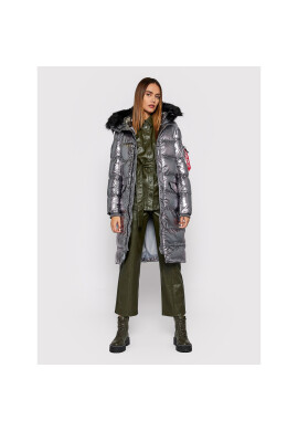 Alpha Industries Пухено яке N3B Fd 118004 Сребрист Regular Fit - Pepit.bg