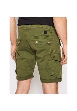 Alpha Industries Шорти от плат Combat 116210 Зелен Regular Fit - Pepit.bg