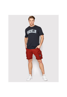 Alpha Industries Шорти от плат Crew 186209 Червен Regular Fit - Pepit.bg