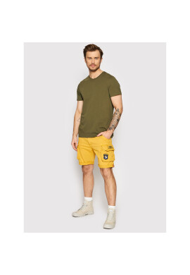 Alpha Industries Шорти от плат Crew 186209 Жълт Regular Fit - Pepit.bg