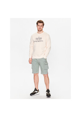 Alpha Industries Шорти от плат Crew 176203 Зелен Slim Fit - Pepit.bg