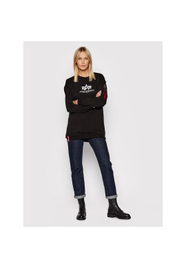 Alpha Industries Суитшърт Basic 128053 Черен Oversize - Pepit.bg