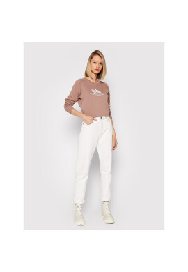 Alpha Industries Суитшърт New Basic 196031 Кафяв Regular Fit - Pepit.bg