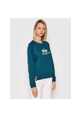 Alpha Industries Суитшърт New Basic 196031 Зелен Regular Fit - Pepit.bg