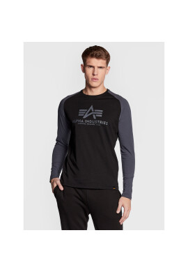 Alpha Industries Тениска с дълъг ръкав Basic 176531 Черен Regular Fit - Pepit.bg