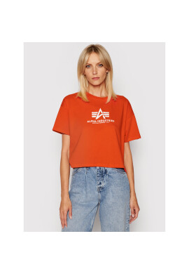 Alpha Industries Тишърт Basic 116050 Червен Oversize - Pepit.bg