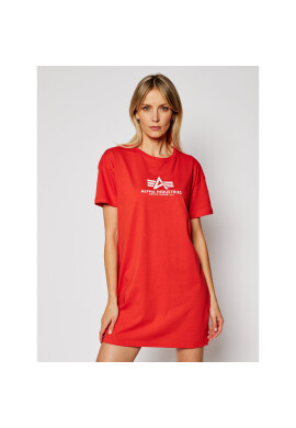 Alpha Industries Тишърт Basic T Long 116055 Червен Regular Fit - Pepit.bg