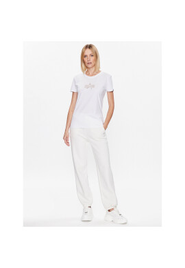Alpha Industries Тишърт Crystal 136063 Бял Regular Fit - Pepit.bg