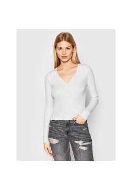 American Eagle Блуза 037-3376-7916 Сив Slim Fit - Pepit.bg