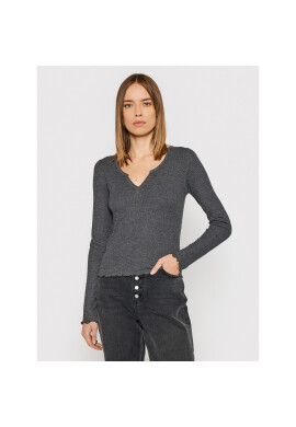 American Eagle Блуза 037-3376-7941 Сив Slim Fit - Pepit.bg