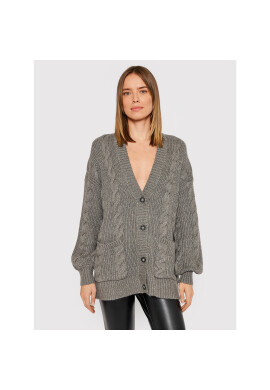 American Eagle Кардиган 034-1340-9576 Сив Oversize - Pepit.bg
