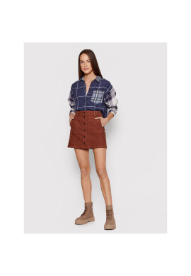 American Eagle Мини пола 033-9332-6340 Кафяв Regular Fit - Pepit.bg