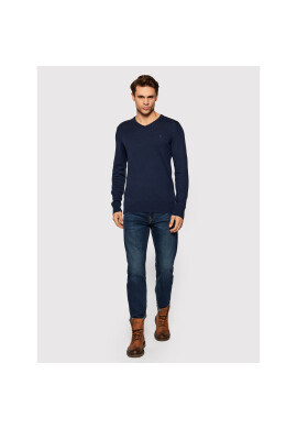American Eagle Пуловер 014-1144-1703 Тъмносин Regular Fit - Pepit.bg