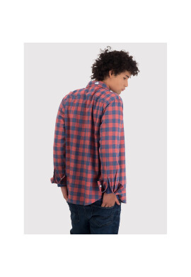 American Eagle Риза 015-0153-2181 Червен Slim Fit - Pepit.bg