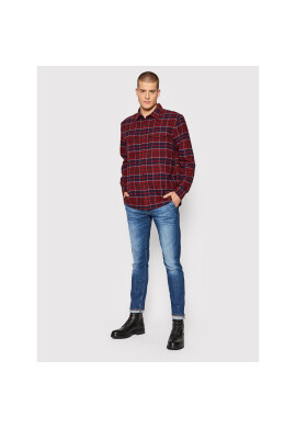American Eagle Риза 015-2151-5344 Червен Regular Fit - Pepit.bg