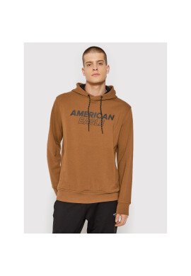 American Eagle Суитшърт 019-0193-1559 Кафяв Regular Fit - Pepit.bg