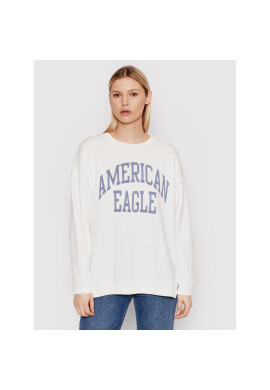 American Eagle Суитшърт 045-1457-1516 Бял Oversize - Pepit.bg
