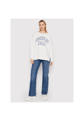 American Eagle Суитшърт 045-1457-1516 Бял Oversize - Pepit.bg