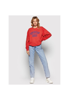 American Eagle Суитшърт 045-1457-1671 Червен Relaxed Fit - Pepit.bg