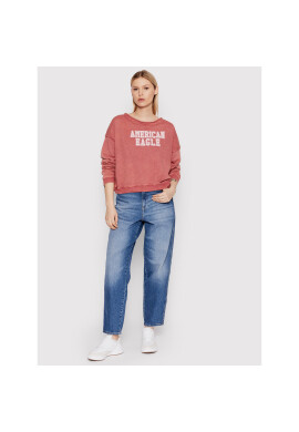 American Eagle Суитшърт 045-2532-1636 Червен Oversize - Pepit.bg