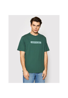 American Eagle Тишърт 016-0181-5421 Зелен Regular Fit - Pepit.bg