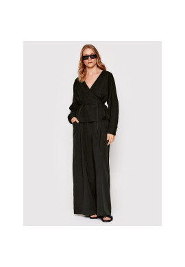 Americanos Блуза Vermont Wrap Черен Relaxed Fit - Pepit.bg