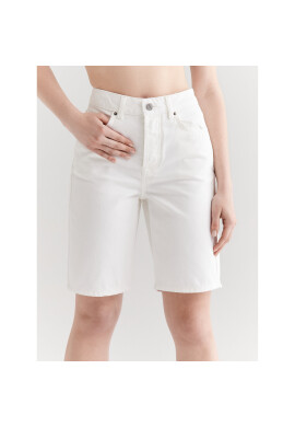 Americanos Дънкови шорти Tacoma Biker Бял Regular Fit - Pepit.bg