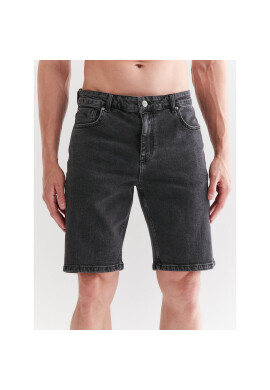 Americanos Дънкови шорти Warren Черен Regular Fit - Pepit.bg
