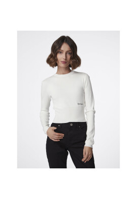 Americanos Пуловер Alasca Бял Cropped Fit - Pepit.bg