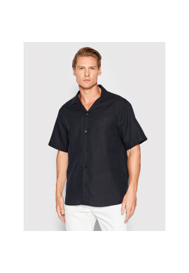 Americanos Риза Resort Moa Черен Relaxed Fit - Pepit.bg