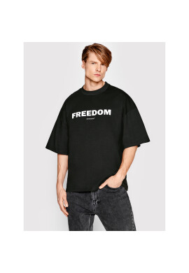 Americanos Тишърт Unisex Brooklyn Heavy Черен Oversize - Pepit.bg