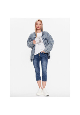 b.young Тишърт Safa 20813322 Бял Regular Fit - Pepit.bg