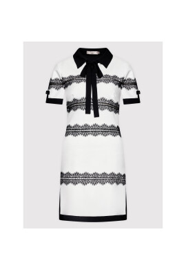 Babylon Коктейлна рокля P_EL0700 Бял Regular Fit - Pepit.bg