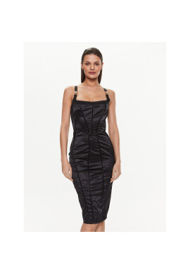 Babylon Коктейлна рокля S_E00748 Черен Slim Fit - Pepit.bg